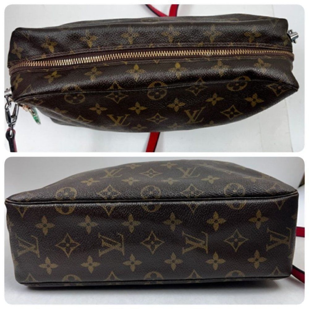 Louis Vuitton LV Cosmetic Pouch Bag Trousse Toilette 28 Browns Monogram - Picture 5 of 13